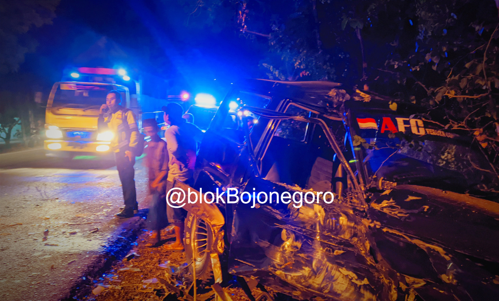 Laka Karambol di Jalur Bojonegoro-Cepu, Satu Pelajar Meregang Nyawa
